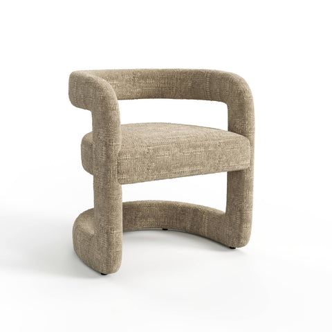 Lot de 2 chaises KLAY velours tramé