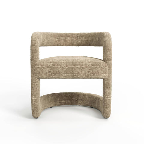 Lot de 2 chaises KLAY velours tramé