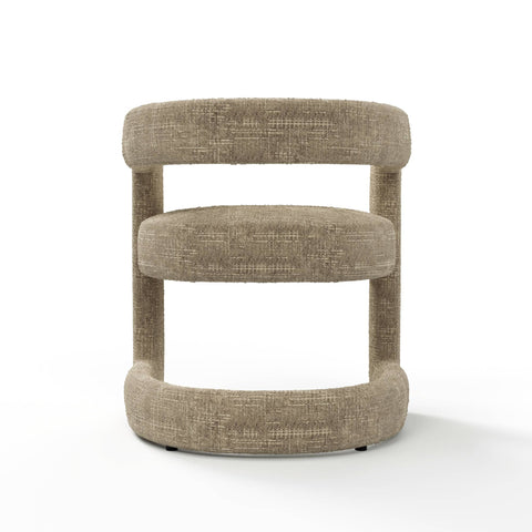 Lot de 2 chaises KLAY velours tramé