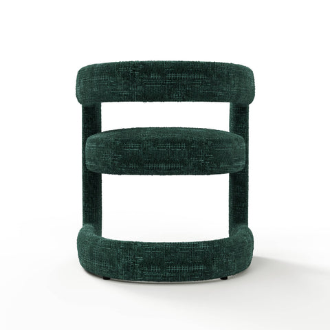 Lot de 2 chaises KLAY velours tramé