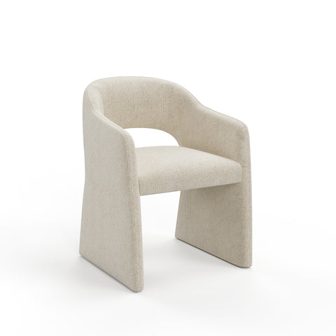 Lot de 2 petits fauteuils ARIEL velours texturé