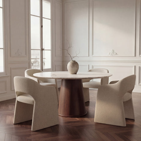 Lot de 2 petits fauteuils ARIEL velours texturé