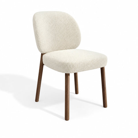 Lot de 2 chaises LEA velours texturé