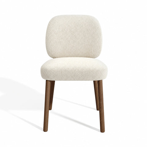 Lot de 2 chaises LEA velours texturé