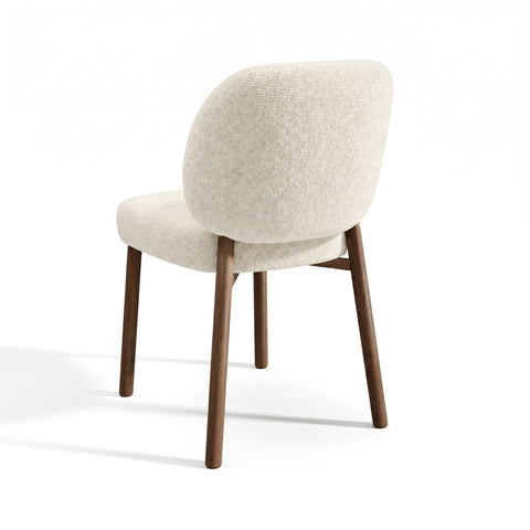 Lot de 2 chaises LEA velours texturé