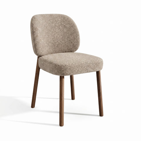Lot de 2 chaises LEA velours texturé