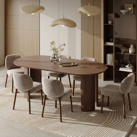 Lot de 2 chaises LEA velours texturé