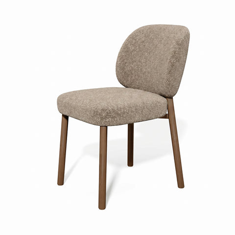 Lot de 2 chaises LEA velours texturé