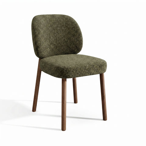 Lot de 2 chaises LEA velours texturé