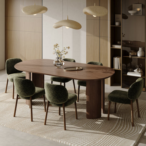 Lot de 2 chaises LEA velours texturé