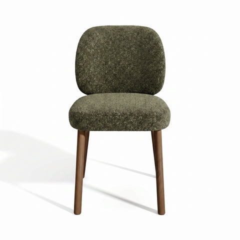 Lot de 2 chaises LEA velours texturé