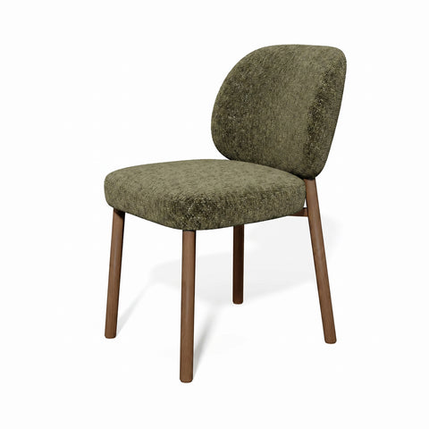 Lot de 2 chaises LEA velours texturé