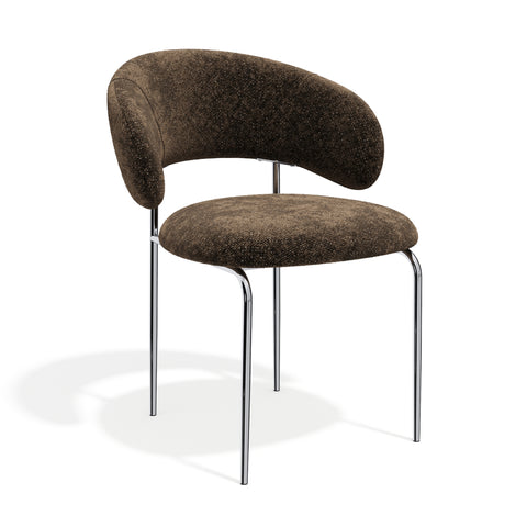 Lot de 2 chaises ALBA velours texturé
