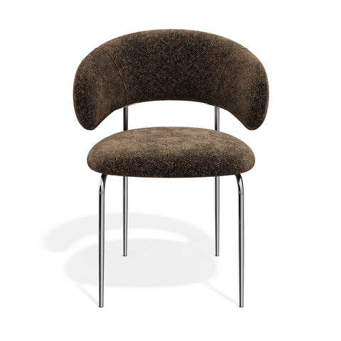 Lot de 2 chaises ALBA velours texturé