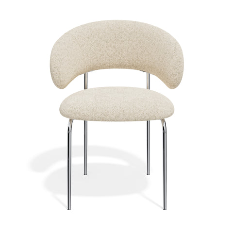 Lot de 2 chaises ALBA velours texturé