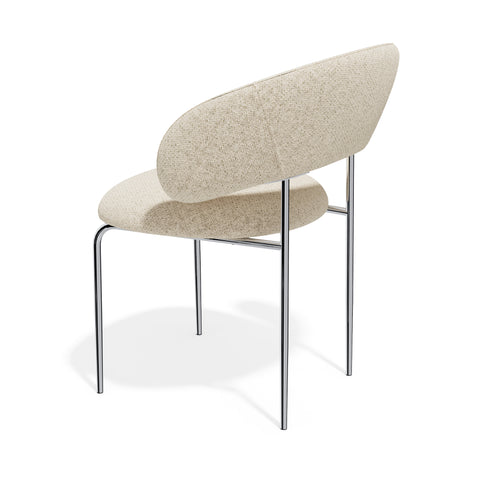 Lot de 2 chaises ALBA velours texturé