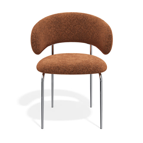 Lot de 2 chaises ALBA velours texturé