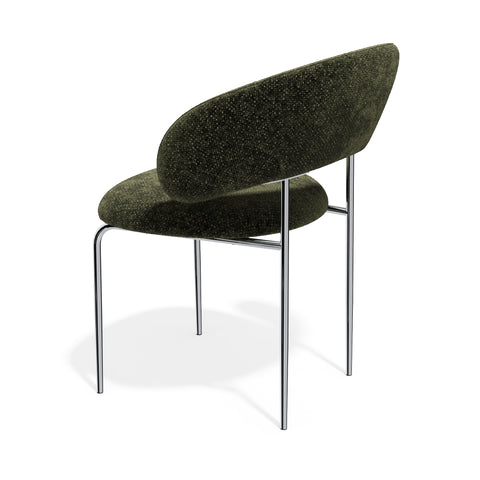 Lot de 2 chaises ALBA velours texturé