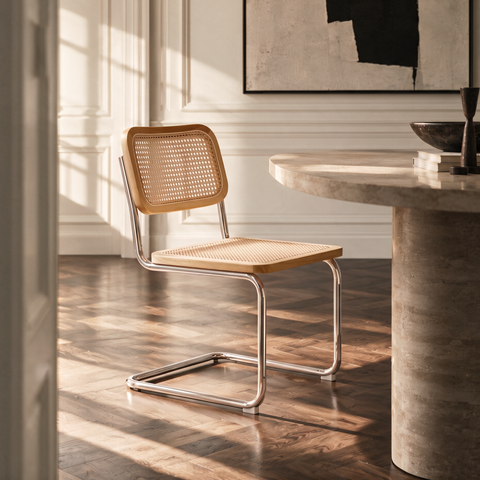 Lot de 2 chaises BRENT rotin clair