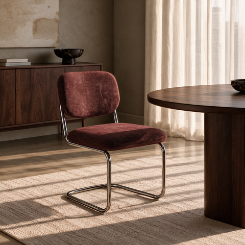Lot de 2 chaises BLAKE velours texturé