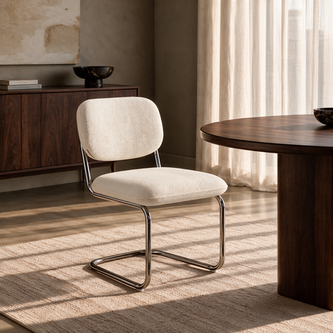 Lot de 2 chaises BLAKE velours texturé