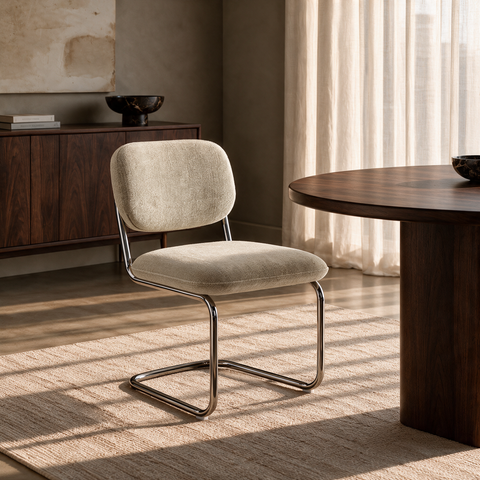 Lot de 2 chaises BLAKE velours texturé