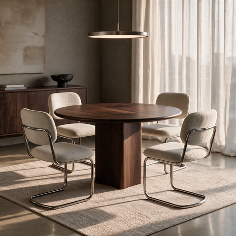 Lot de 2 chaises BLAKE velours texturé