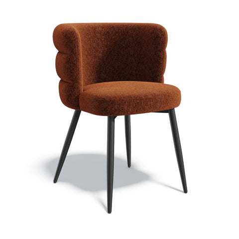 Lot de 2 chaises CHELSEA velours texturé