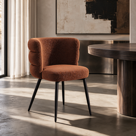 Lot de 2 chaises CHELSEA velours texturé