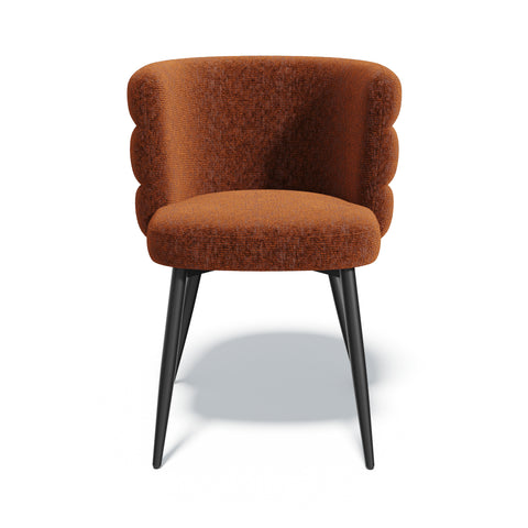 Lot de 2 chaises CHELSEA velours texturé