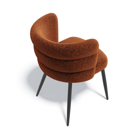 Lot de 2 chaises CHELSEA velours texturé