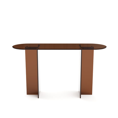 Console SIENNA en verre 120cm