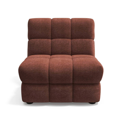 Fauteuil SEVENTY tissu tramé toucher doux