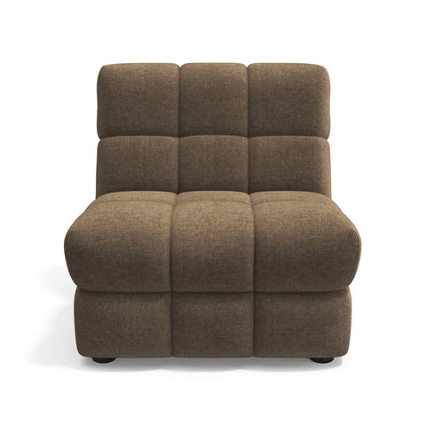 Fauteuil SEVENTY tissu tramé toucher doux