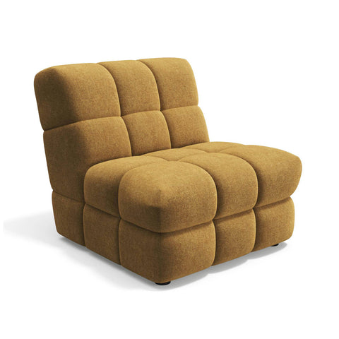 Fauteuil SEVENTY tissu tramé toucher doux
