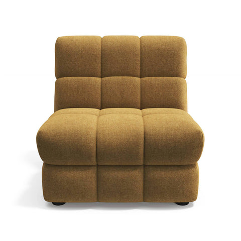 Fauteuil SEVENTY tissu tramé toucher doux