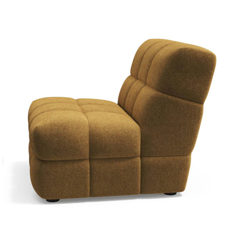 Fauteuil SEVENTY tissu tramé toucher doux