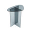 Table d'appoint AURA en verre 55cm