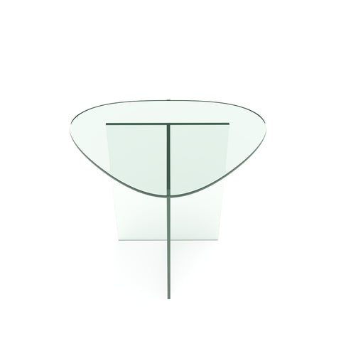 Table d'appoint AURA en verre 55cm