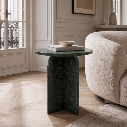 Table d'appoint SILEA en marbre 40cm