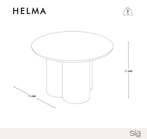 Table basse HELMA 35cm