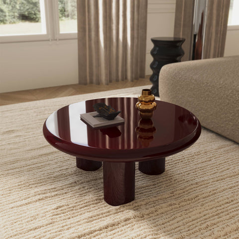 Table basse laquée KODA 80cm