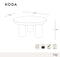 Table basse microciment KODA 80cm