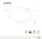Table basse microciment ALKO 100cm