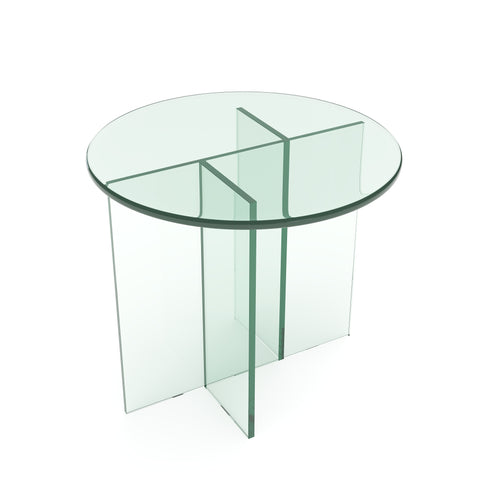 Table basse SIENNA en verre 50cm