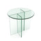 Table basse SIENNA en verre 50cm