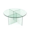 Table basse SIENNA en verre 80cm