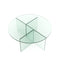 Table basse SIENNA en verre 80cm