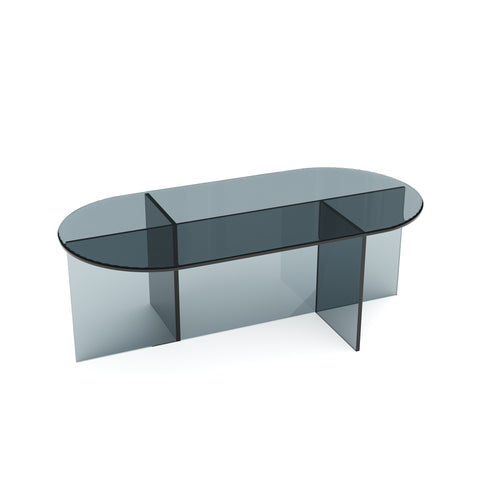 Table basse SIENNA en verre 100cm