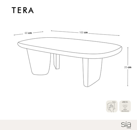 Table basse TERA 100cm